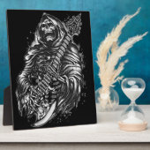 Grim Sensenmann Guitar Fotoplatte (Seite)