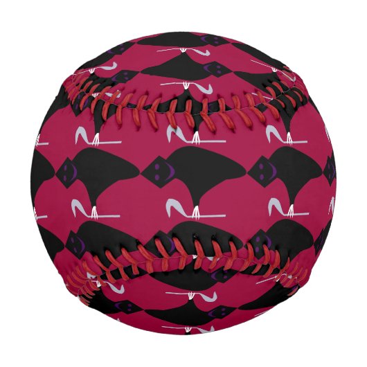 Grim Sensenmann Halloween Baseball (Rückseite)