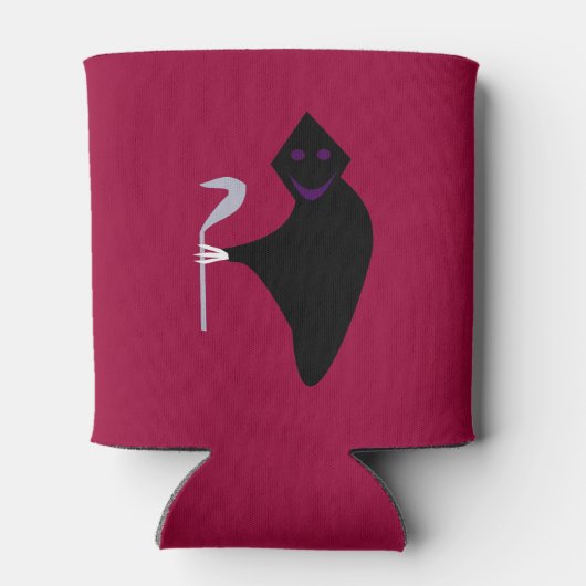 Grim Sensenmann Halloween Can Cooler Dosenkühler (Rückseite)