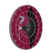 Grim Sensenmann Halloween Dart Board Dartscheibe (Vorderseite Links)