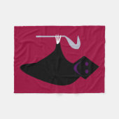 Grim Sensenmann Halloween Fleece Blanket (Vorderseite (Horizontal))