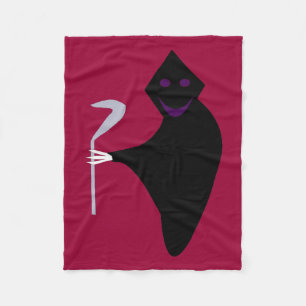Grim Sensenmann Halloween Fleece Blanket