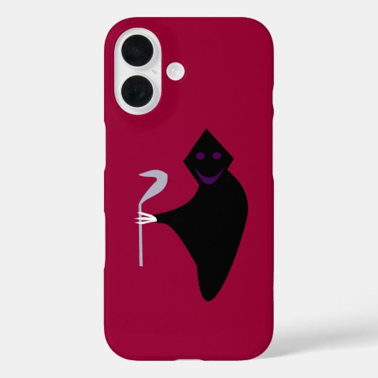 Grim Sensenmann Halloween iPhone Case (Rückseite)