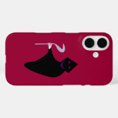 Grim Sensenmann Halloween iPhone Case (Rückseite (Horizontal))