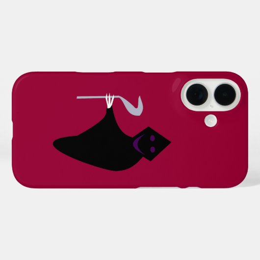 Grim Sensenmann Halloween iPhone Case (Rückseite (Horizontal))