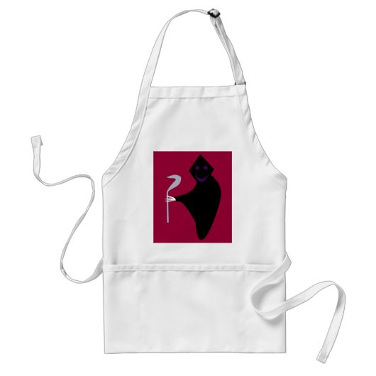 Grim Sensenmann Halloween Kochen Schürze (Vorne)