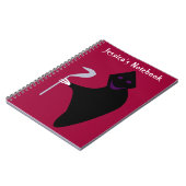Grim Sensenmann Halloween-Notebook individuell anp Notizblock (Linke Seite)