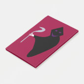 Grim Sensenmann Halloween Post bemerkt Pad Post-it Klebezettel (angewinkelt)