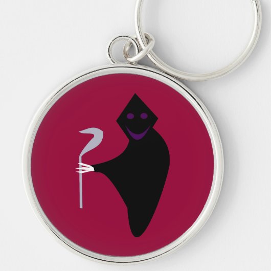 Grim Sensenmann Halloween Schlüsselanhänger (Vorne)