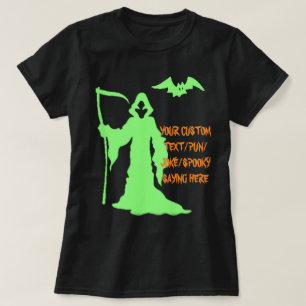 Grim Sensenmann Halloween Shirt - Funny Pun T-Shir