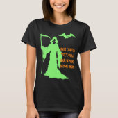 Grim Sensenmann Halloween Shirt - Funny Pun T-Shir (Vorderseite)