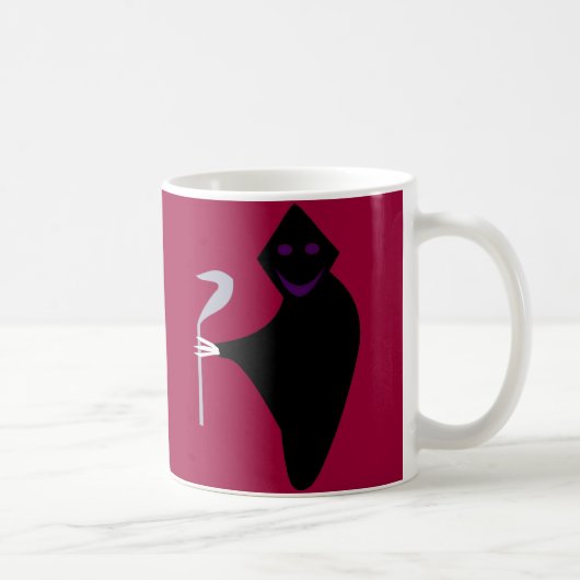 Grim Sensenmann Halloween-Tasse Kaffeetasse (Rechts)