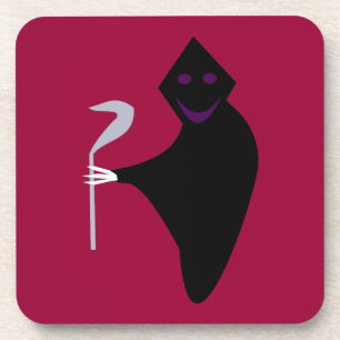 Grim Sensenmann Halloween Untersetzer