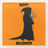 Grim Sensenmann Halloween Untersetzer (Vorderseite)