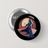 Grim Sensenmann Hitchwandern Button (Vorne & Hinten)