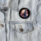 Grim Sensenmann Hitchwandern Button (Beispiel)
