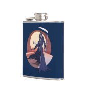 Grim Sensenmann Hitchwandern Flachmann (Links)