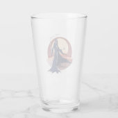Grim Sensenmann Hitchwandern Glas (Rückseite)