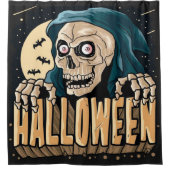 Grim Sensenmann Horror Halloween Duschvorhang (Vorderseite)