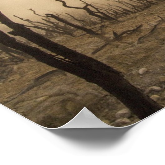 Grim Sensenmann Matte Poster (Ecke)