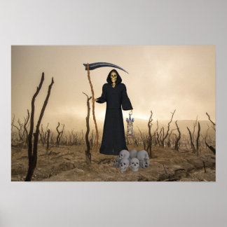 Grim Sensenmann Matte Poster