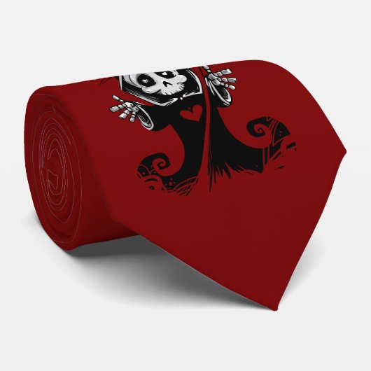 GRIM SENSENMANN NIEDLICHE KRAWATTE (Gerollt)