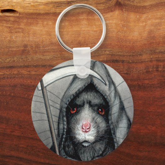 Grim Sensenmann Rat Schlüsselanhänger (Vorderseite)