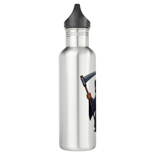 Grim Sensenmann Rottweiler Dog Edelstahlflasche (Links)