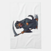 Grim Sensenmann Rottweiler Dog Geschirrtuch (Vertikal)