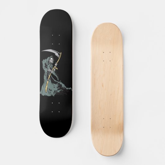 Grim Sensenmann Skateboard (Vorderseite)