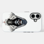 Grim Sensenmann Skull Tough Phone Case für iPhone (Rückseite (Horizontal))