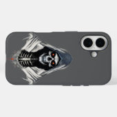 Grim Sensenmann Skull Tough Phone Case für iPhone (Rückseite (Horizontal))