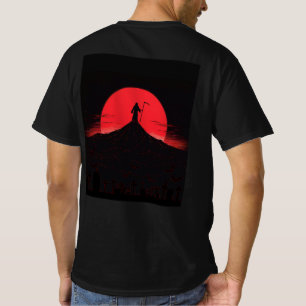 Grim Sensenmann Sunset Silhouette T-Shirt