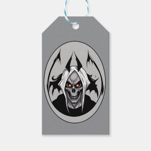 Grim-Sensenmann-Tags Geschenkanhänger (Vorderseite)