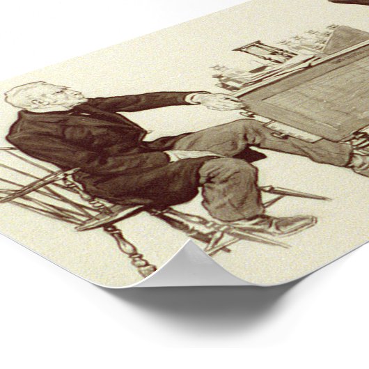 Grim Sensenmanns Schach Poster (Ecke)