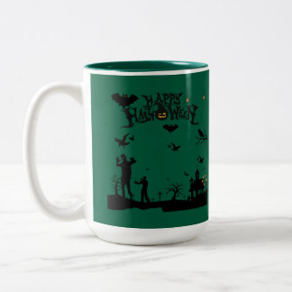 Grim Spirits Rising hunter green Zweifarbige Tasse