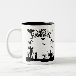 Grim Spirits Rising weiß Zweifarbige Tasse
