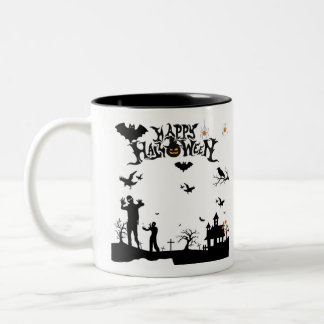 Grim Spirits Rising white Zweifarbige Tasse