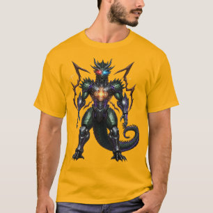 Grim Tech Dragon: Ihr Cybernetikrand. T-Shirt