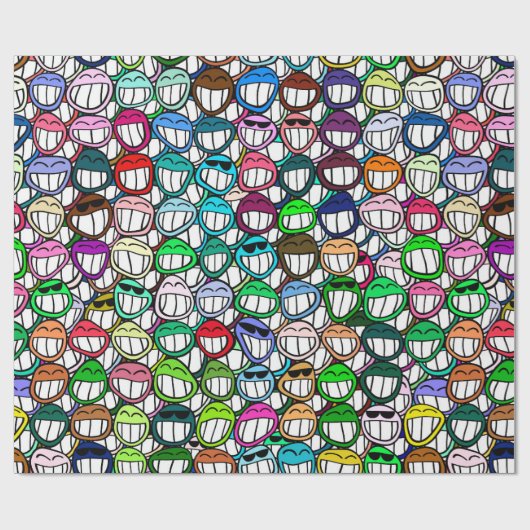 Grimacas Geschenkpapier (Flach)