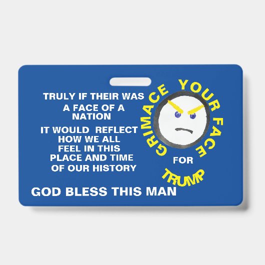 GRIMACE Abzeichen Ausweis (Vorderseite)