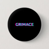 Grimace Edgy Aesthetic Grunge Emo Pastel Goth Hall Button (Vorderseite)