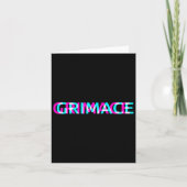 Grimace Edgy Aesthetic Grunge Emo Pastel Goth Hall Karte (Vorderseite)