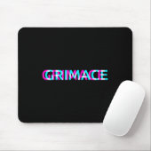 Grimace Edgy Aesthetic Grunge Emo Pastel Goth Hall Mousepad (Mit Mouse)