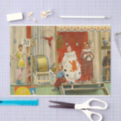 Grimaces And Misery, The Acrobats by Fernand Pelez Seidenpapier (Handwerk)