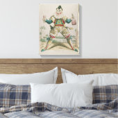 Grimaldi als Clown Leinwanddruck (Insitu (Schlafzimmer))
