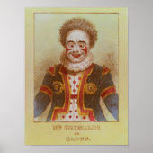Grimaldi als Clown Poster (Vorne)