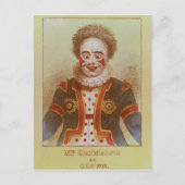 Grimaldi als Clown Postkarte (Vorderseite)