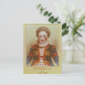 Grimaldi als Clown Postkarte (Stehend Vorderseite)