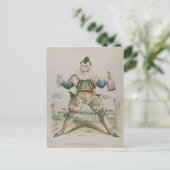Grimaldi als Clown Postkarte (Stehend Vorderseite)